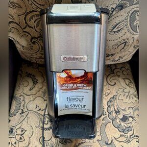 Cuisinart Silver and Black Single Serve Coffee Maker